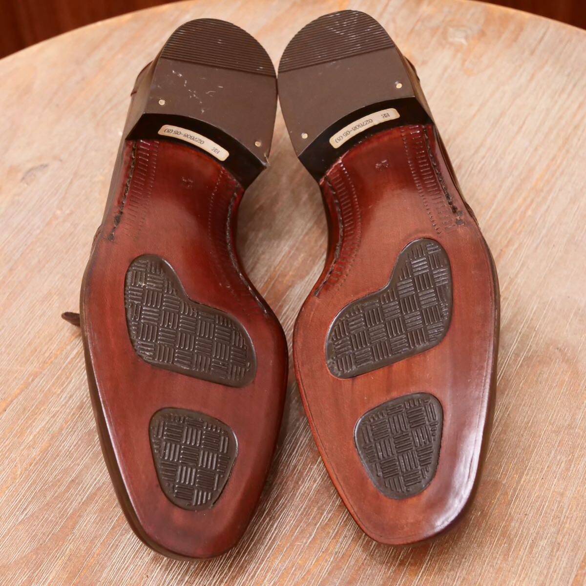  as good as new *[GINZA Yoshinoya] Ginza yo shino ya center goa slip-on shoes 24 business shoes men's leather shoes 