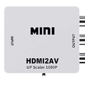 ①白 HDMI to AV コンバーター RCA変換アダプタ 1080P HDMI→RCA_画像4