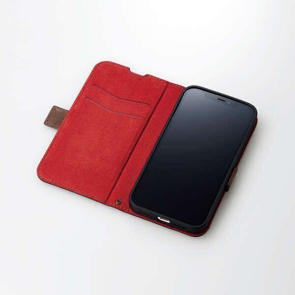 [ free shipping ] Elecom iPhone14/13 for leather case black 