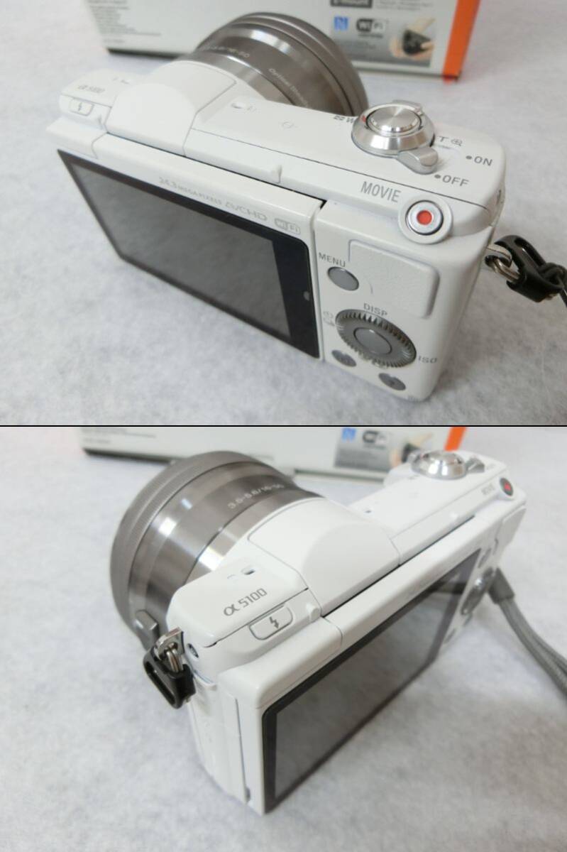 動作確認済み SONY ソニー α5100 ILCE-5100 ミラーレス一眼 ホワイトの画像3