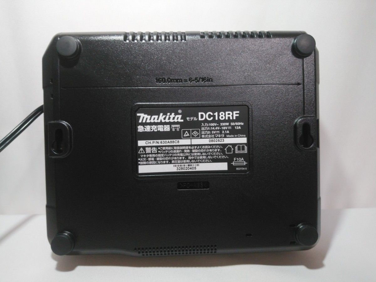 即日発送　新品 + 中古品　Makita　国内純正品　急速充電器　DC18RF　バッテリー　BL1860B　×2