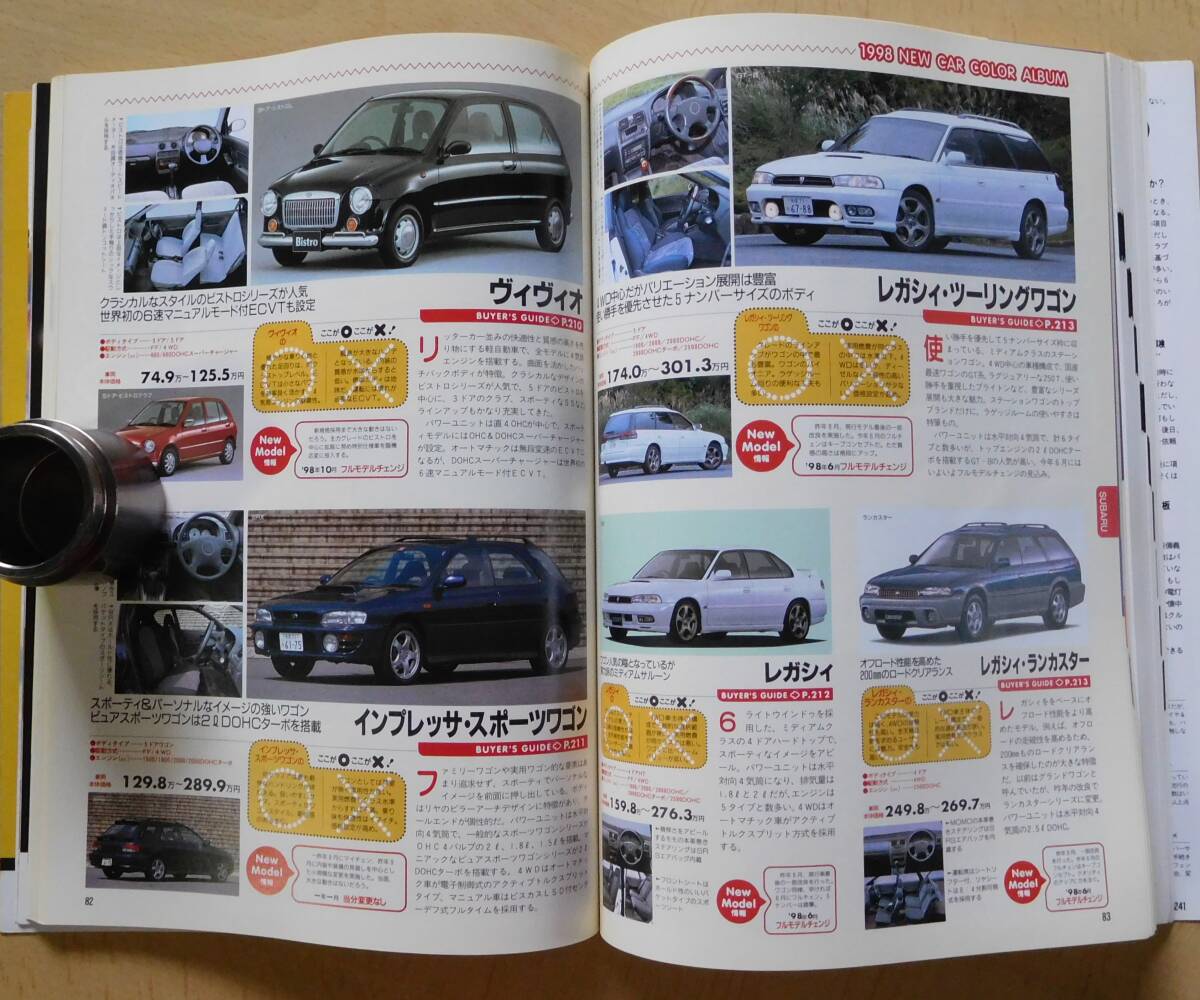 月刊自家用車臨時増刊号 「1998国産車オールアルバム」の画像6