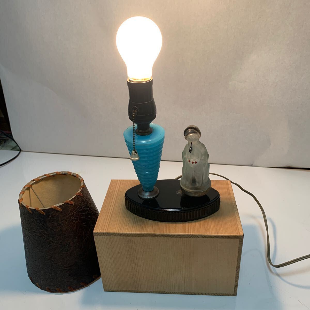  Showa Retro desk lamp electric stand 