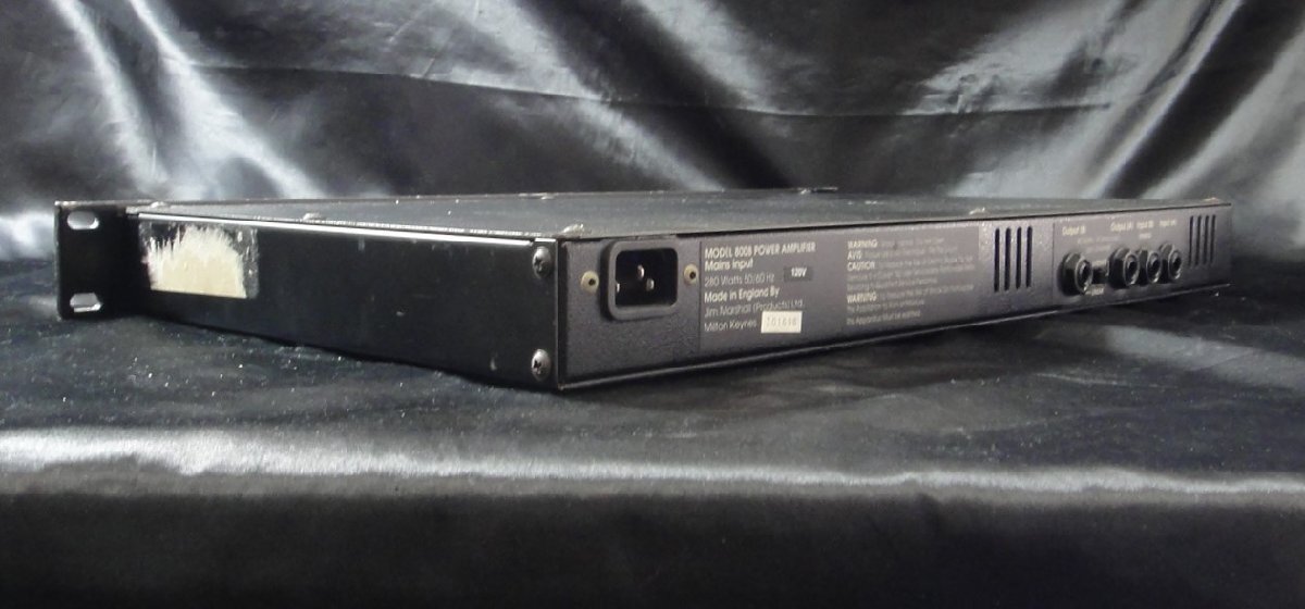 【中古】Marshall マーシャル Valvestate 8008 Stereo Power Amp ステレオ パワーアンプ JUNK ジャンク 現状渡しの画像3