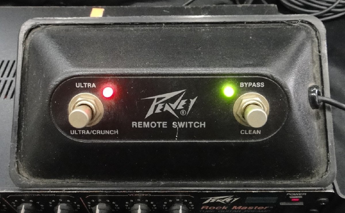 【中古】PEAVEY ピーヴィー ROCKMASTER ロックマスター ギタープリアンプ JUNK ジャンク 現状渡しの画像2