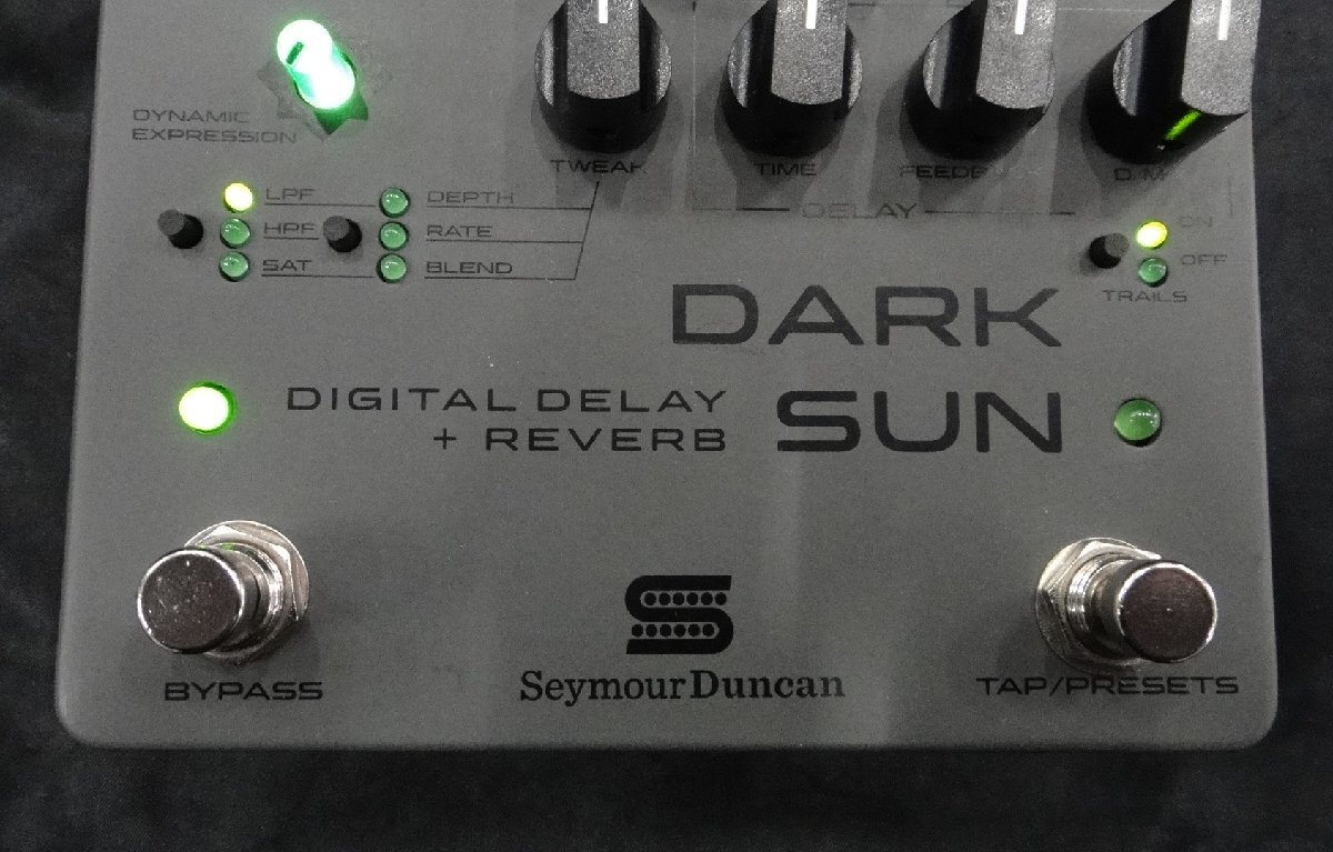 【中古】Seymour Duncan セイモア ダンカン Dark Sun Digital Delay & Reverb デジタルディレイ＆リバーブ JUNK ジャンク 現状渡しの画像3