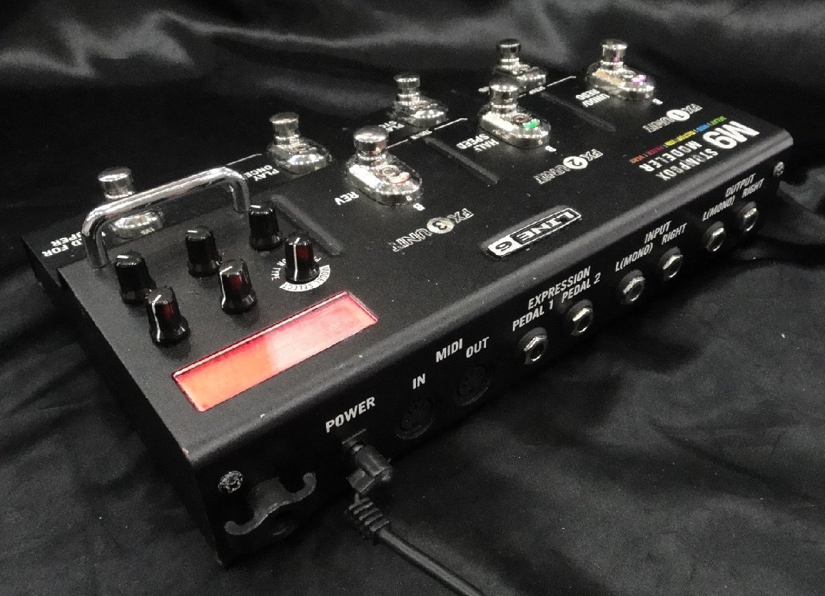 【中古】LINE6 ライン6 M9 Stompbox Modeler マルチエフェクター JUNK ジャンク 現状渡しの画像4