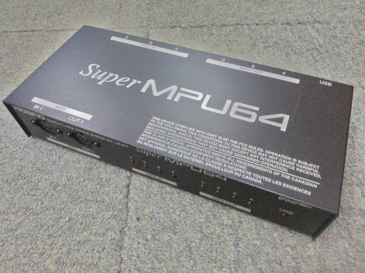 管理番号=c0674879【中古】ROLAND SUPER MPU64 S-MPU64 JUNK ローランド ジャンク 現状渡しの画像1