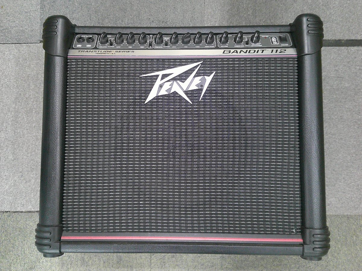 【引取限定・Pick-up only・We do not deliver】【中古】PEAVEY Bandit 112 Red Stripe JUNK ピーヴィー ギターアンプ ジャンクの画像1