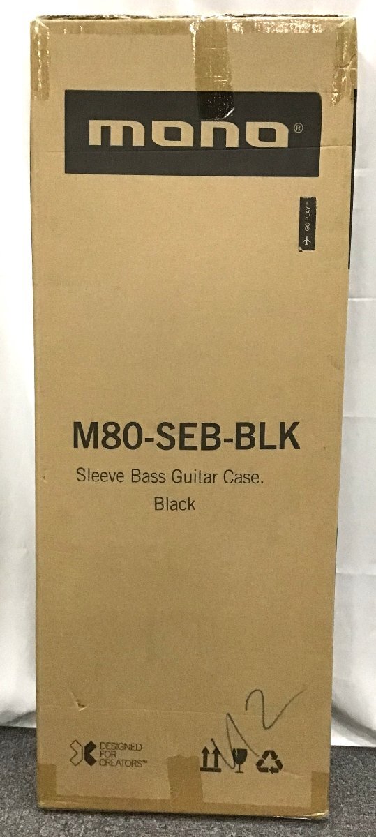 【中古】MONO モノ M80 SEB-BLK BASS SLEEVE (Black) ベース用ギグバッグ 開封済み未使用品 現状渡しの画像5