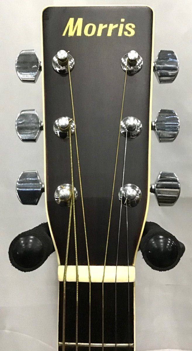 【中古】Morris モーリス W-25 ジャパンヴィンテージ アコースティックギター ノーメンテ 現状渡しの画像3