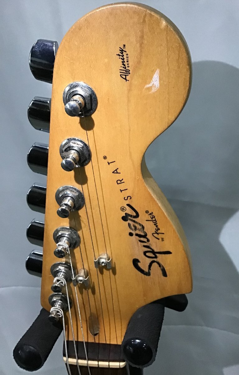 【中古】Squier スクワイヤー Affinity Stratocaster ストラトキャスター エレキギター ノーメンテ 現状渡しの画像8