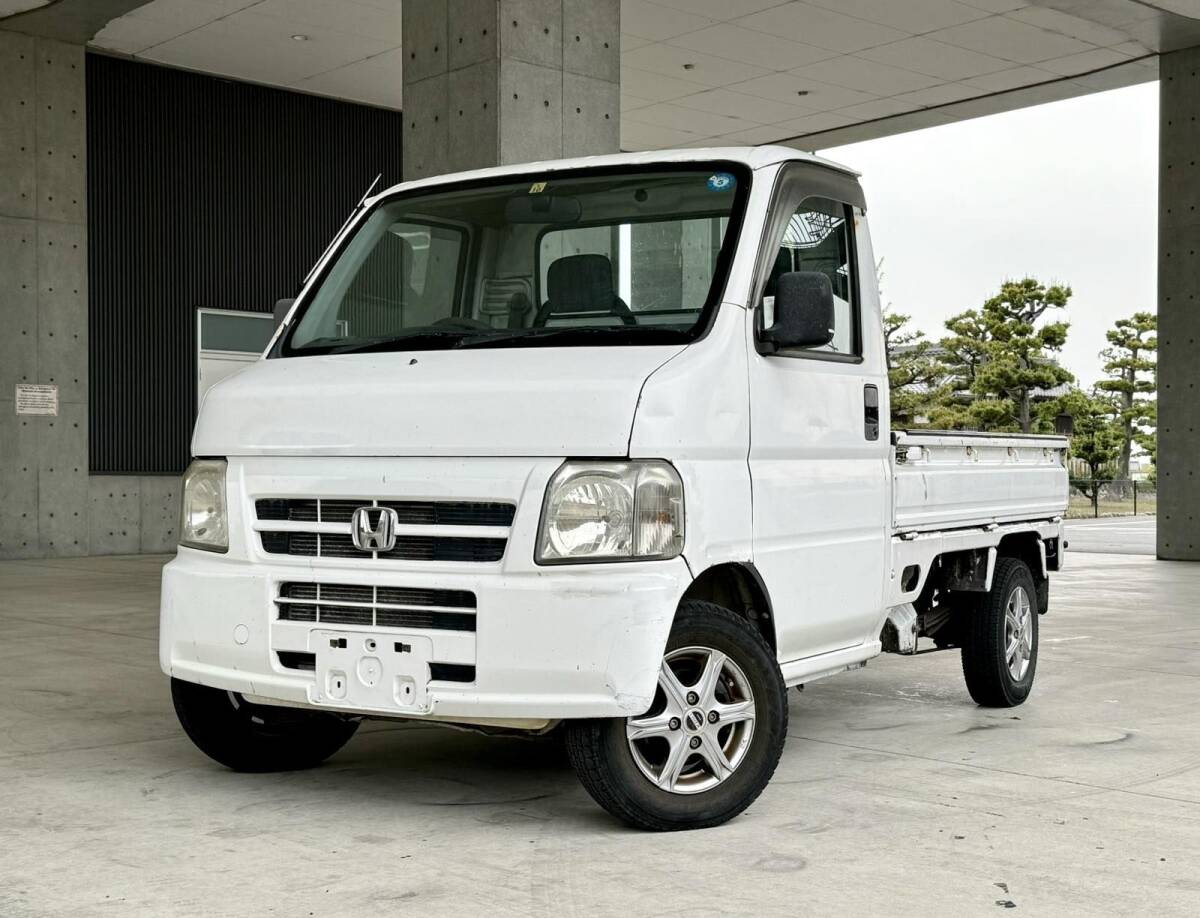 平成14年 ホンダ アクティ トラック 4WD! エアコン! パワーステ! エアバック! 機関良好! タイベル交換済! 売り切り!_画像1