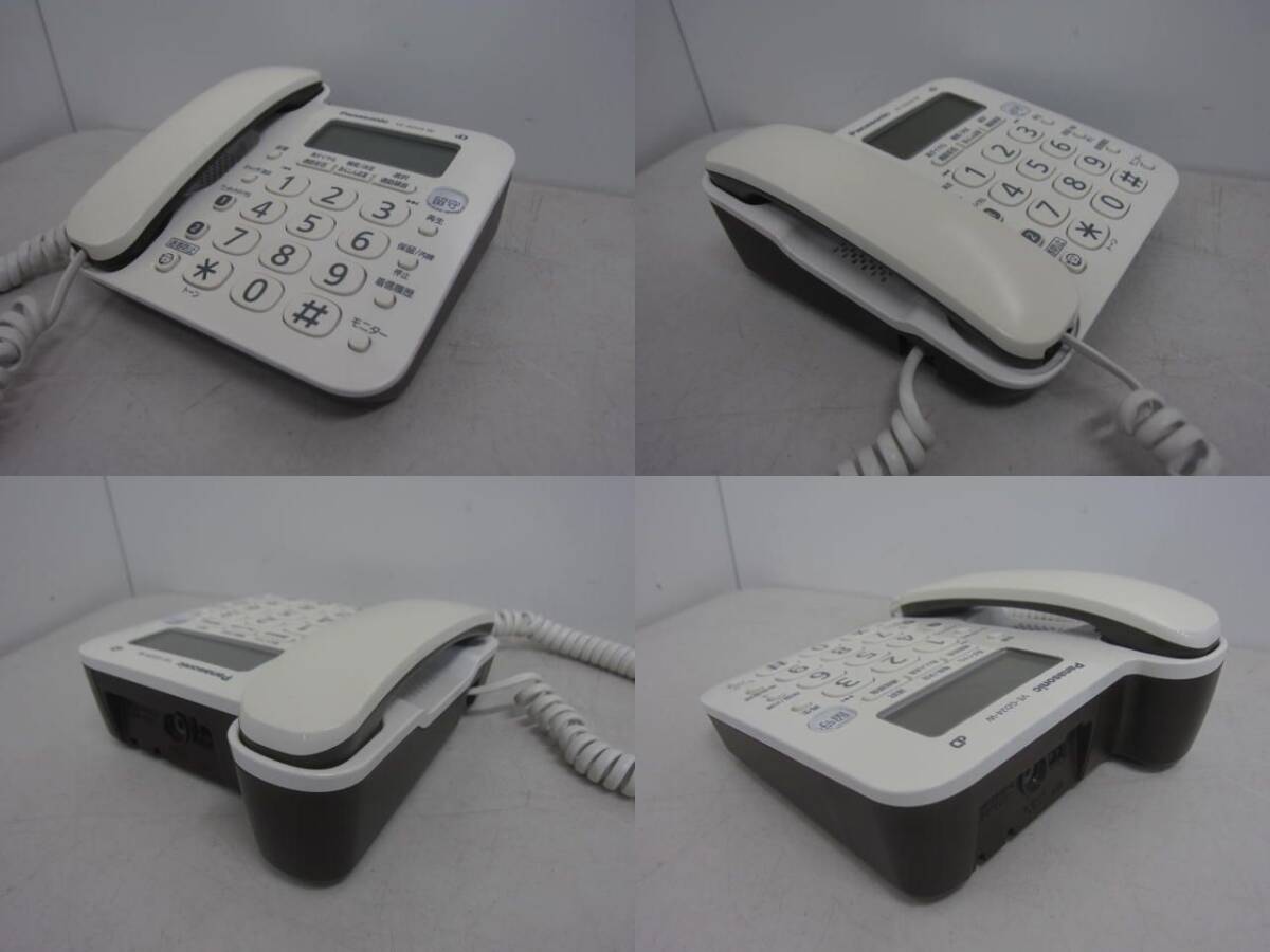 Panasonic パナソニック RU・RU・RU コードレス電話機 親機 VE-GD24-W 子機KX-FKD404-W1 受信・発信確認済