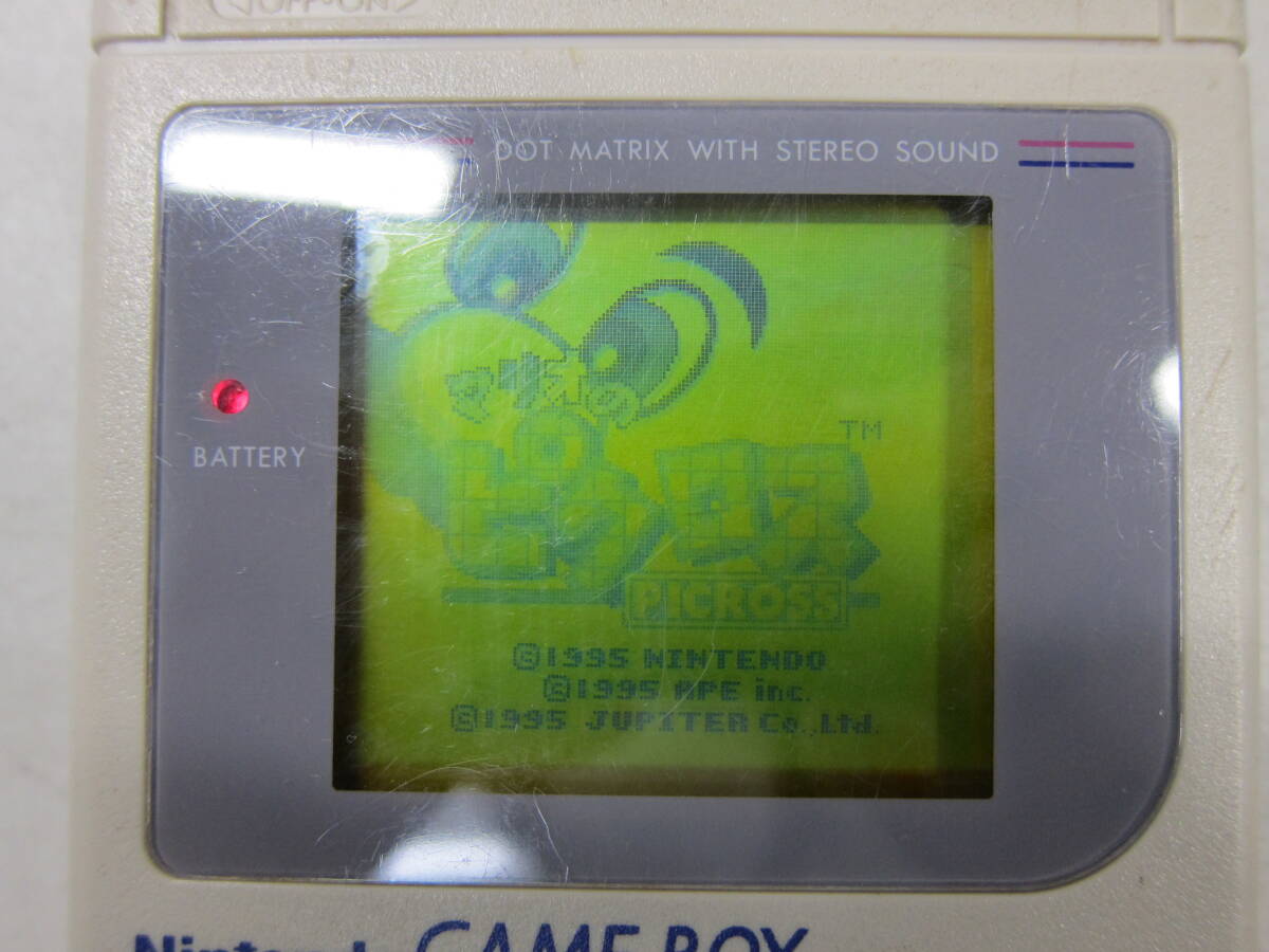 【NINTENDO 初代ゲームボーイ 本体 DMG-01】任天堂 動作確認済 中古品の画像2