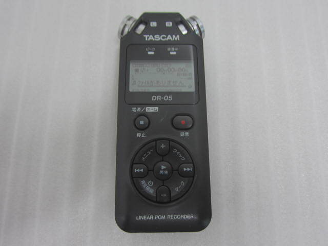 TASCAM リニアPCMレコーダー DR-05 ICレコーダー 録音・再生 簡易動作確認済_画像1