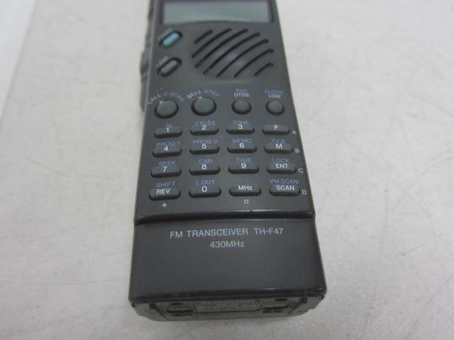  transceiver handy speaker microphone etc. . summarize KENWOOD TH-F47 TH-78 TRIO special small electric power transceiver NX-20X