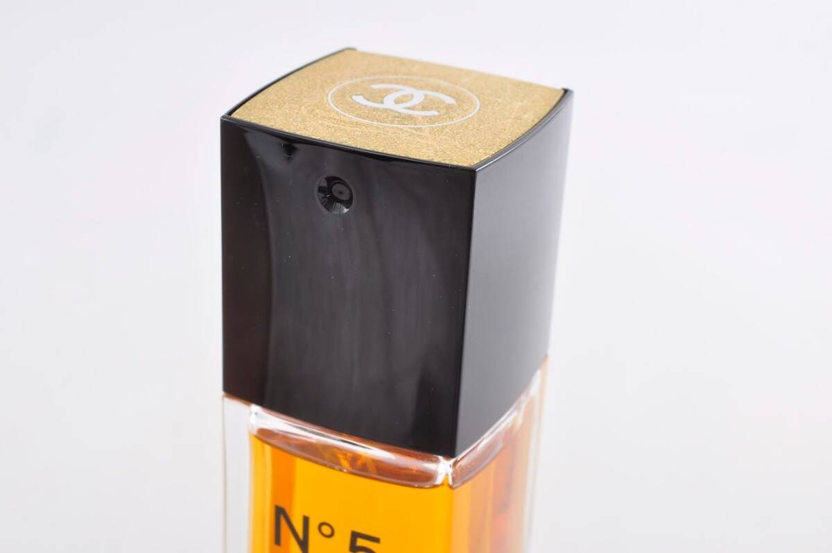 100ml Chanel シャネル No5 Eau de Toilette オードトワレ 香水 イエロー 黄色 フランス製 レディース 女性 9C03224_画像3