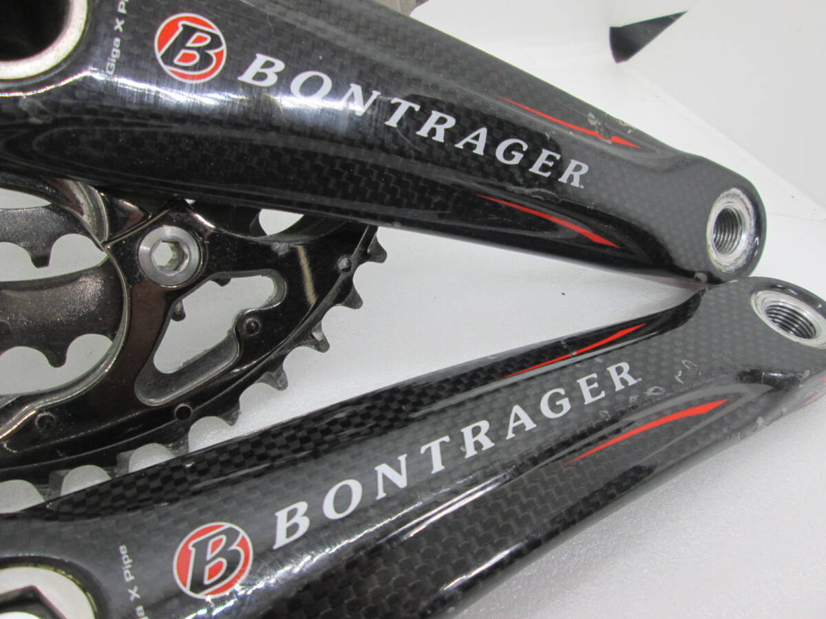 ◆◇中古 少し訳あり！BONTRAGER ボントレガー RACE X LITE 175mm 44/32/22 トリプル CARBON クランクセット！◇◆_画像2