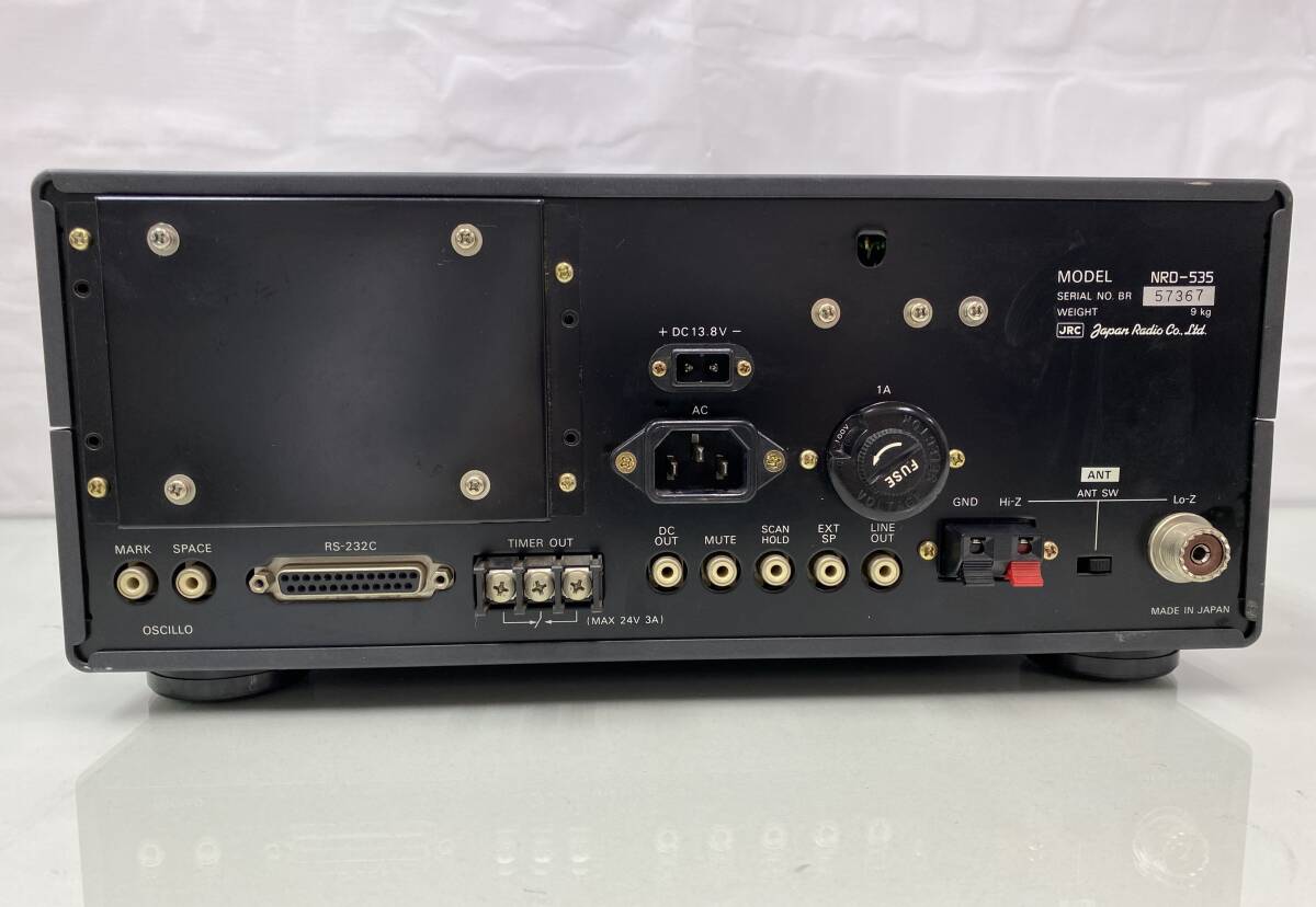 TM/　JRC 日本無線 受信器 HF RECEIVER NRD-535 　本体のみ　0418-1