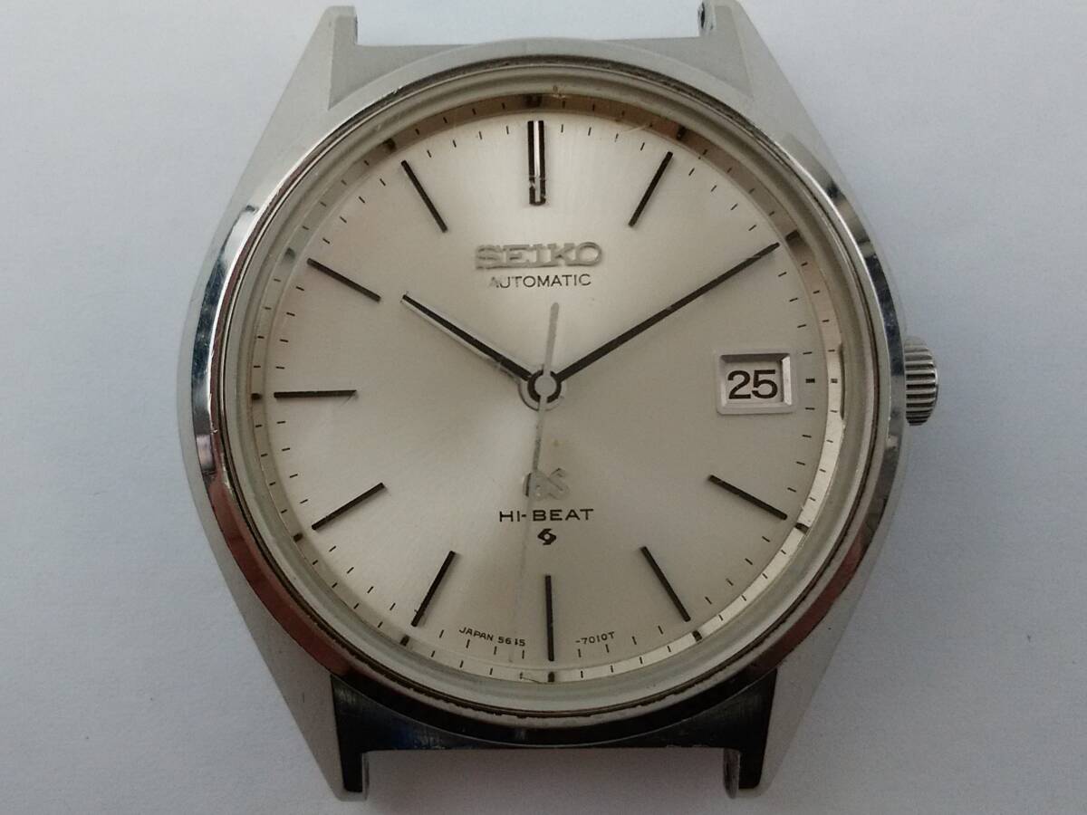 H/【ジャンク】SEIKO セイコーGS グランドセイコー 5645-7010 本体のみ 0412-1の画像7