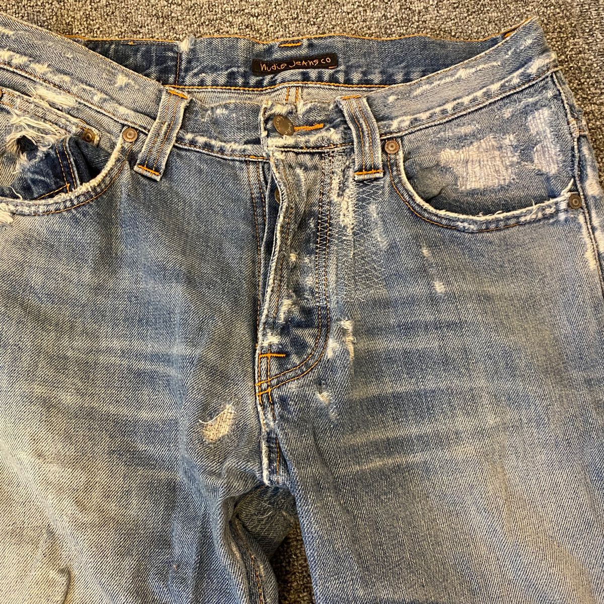 Nudie Jeans ヌーディージーンズ　w30×L34 ダメージ加工　1点物