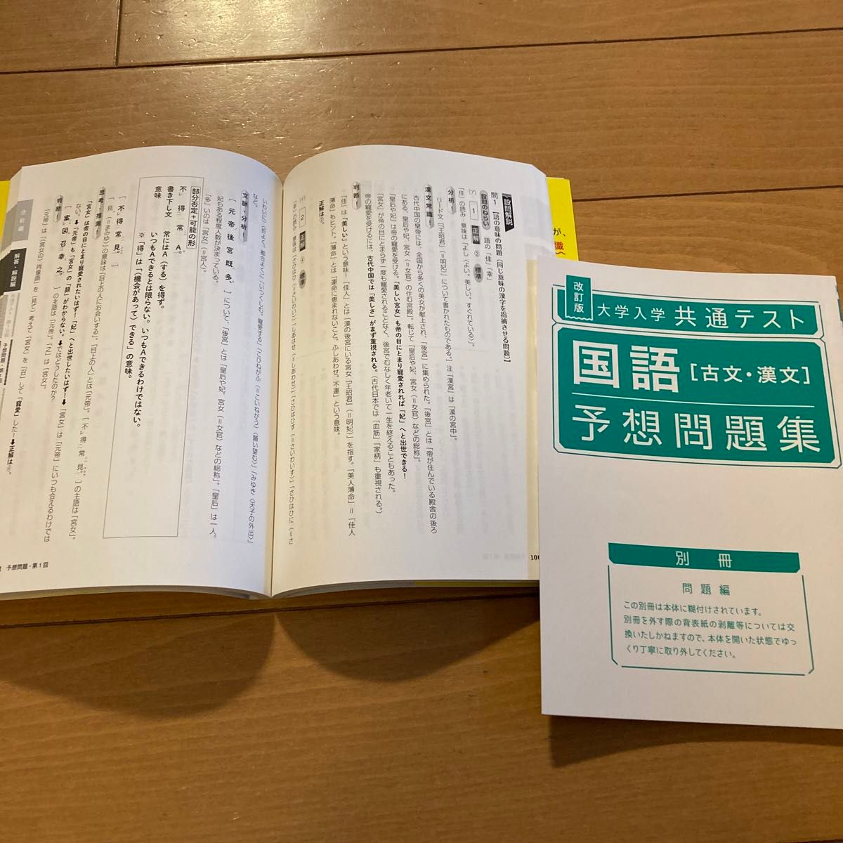 改訂版　大学入学共通テスト　国語　古文漢文予想問題集