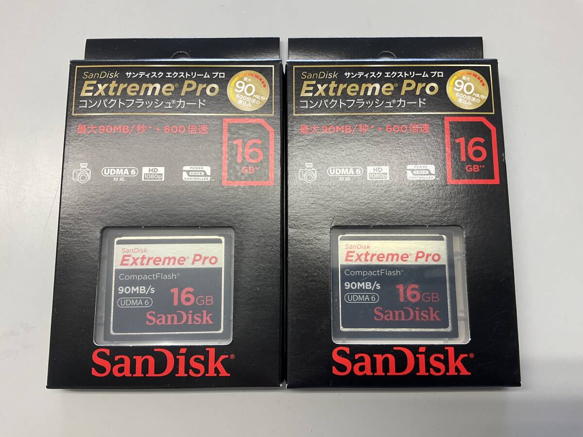 ★未開封★ SanDisk サンディスク エクストリーム プロ コンパクトフラッシュカード 16GB 最大90MB/秒・600倍速 UDMA6の画像2