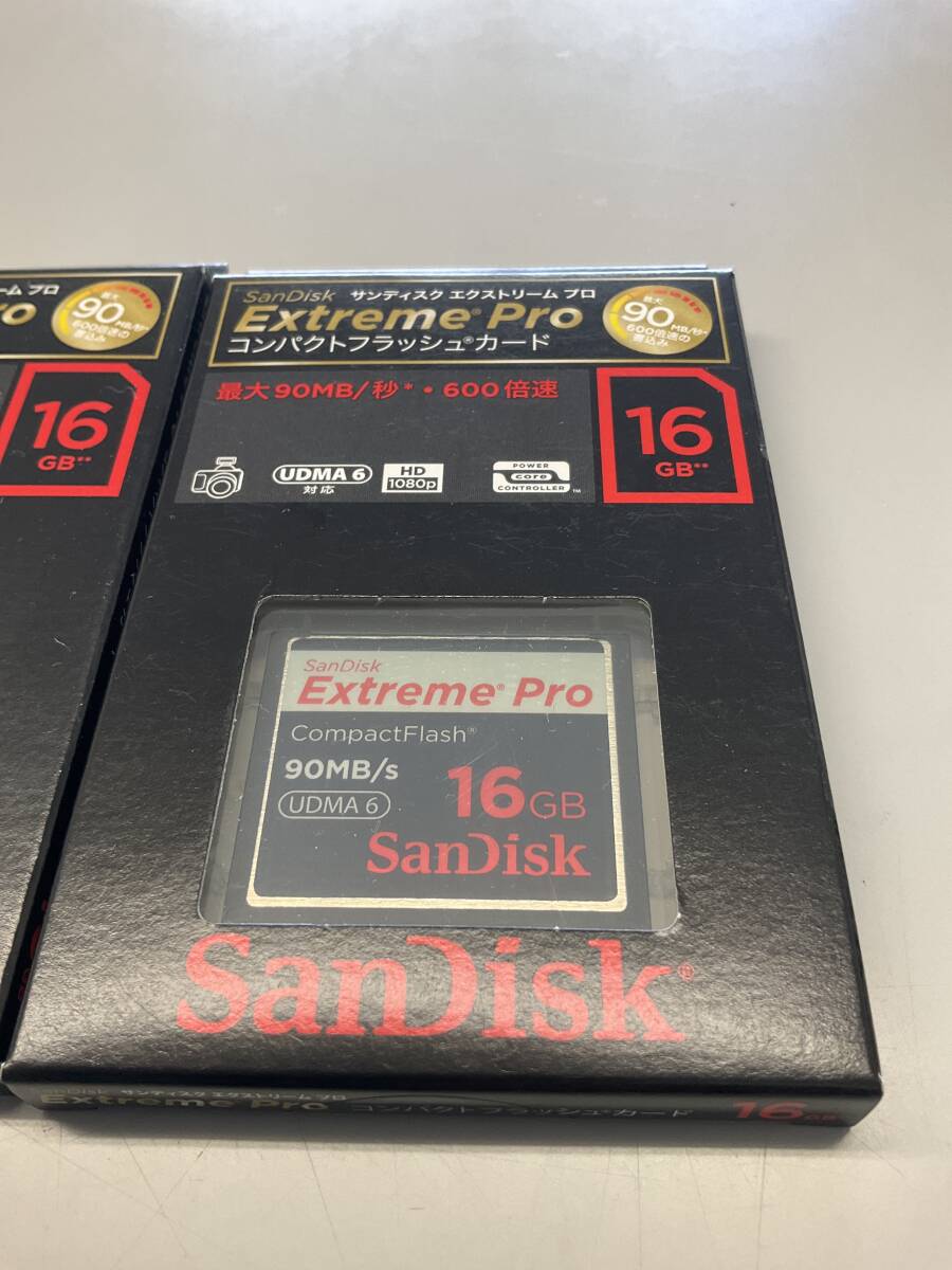 ★未開封★ SanDisk サンディスク エクストリーム プロ コンパクトフラッシュカード 16GB 最大90MB/秒・600倍速 UDMA6の画像4