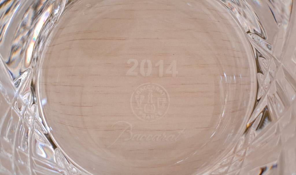 未使用に近いバカラ ロックグラス ステラ ペアグラス 250周年記念 2014年 Baccarat タンブラー 箱付の画像5