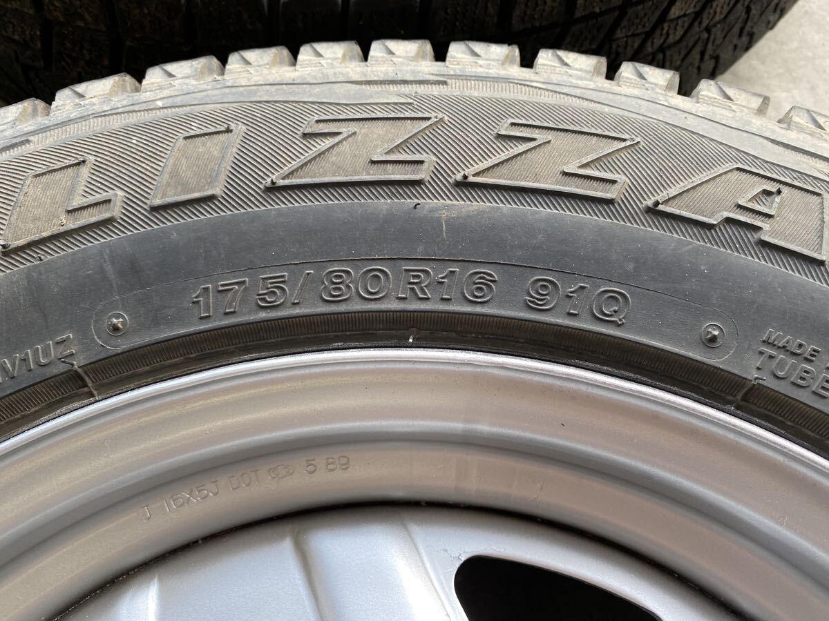 ジムニー　ホイールセット　175/80R16 スタッドレス_画像6