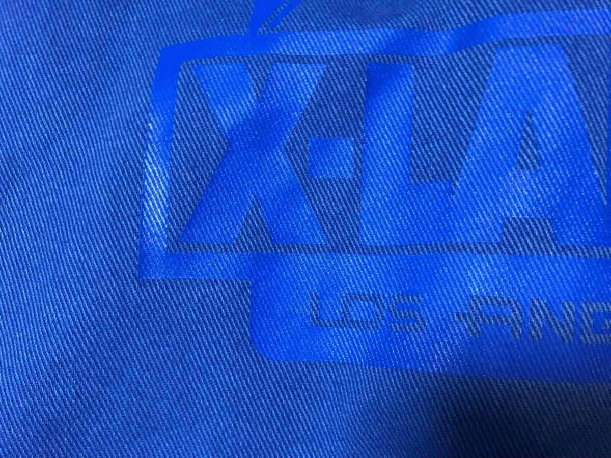 XLARGE M ワークブルゾン　ジップアップブルゾン　Gジャン　ワークウェア　work ライトブルー　LA エクストララージ