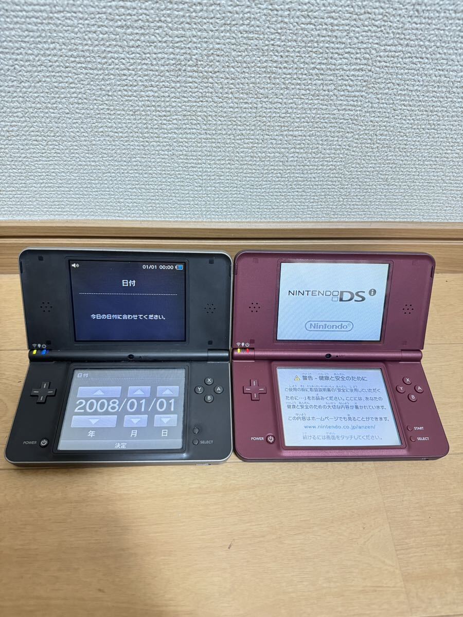 1円から　Nintendo ニンテンドーDSi LL 2点まとめ売りセット　現状渡し_画像1