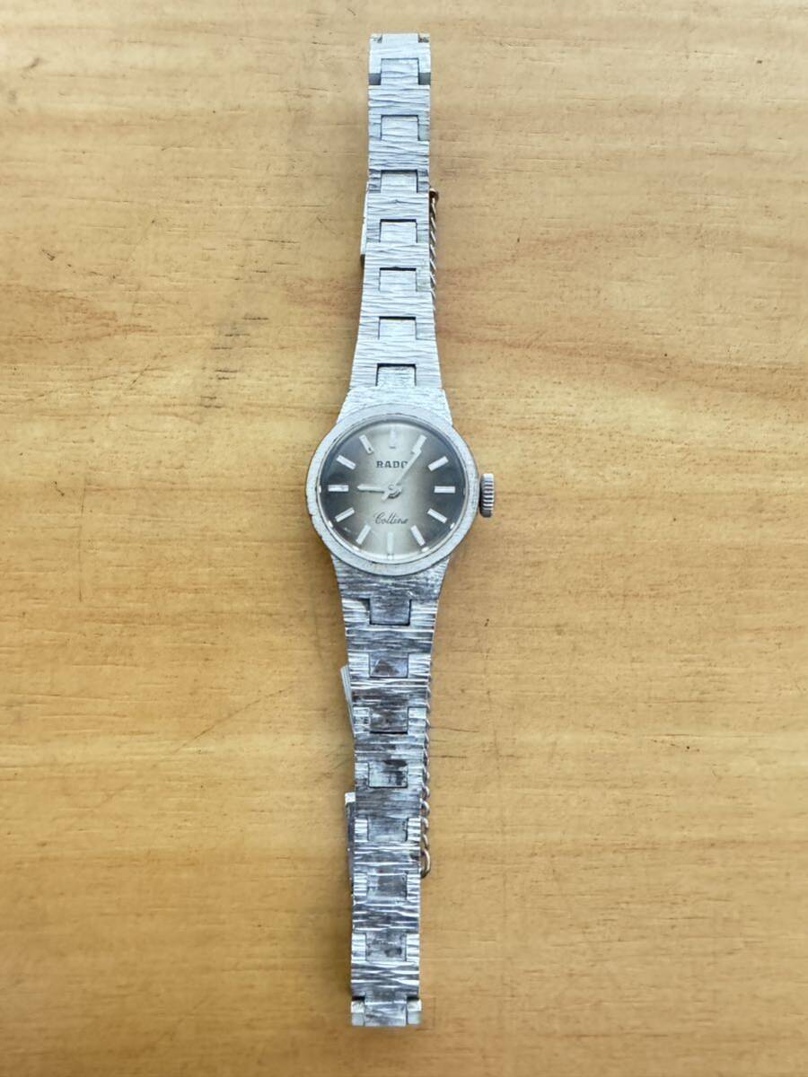 1円から 動作品 RADO レディース 腕時計 手巻き 現状渡しの画像2