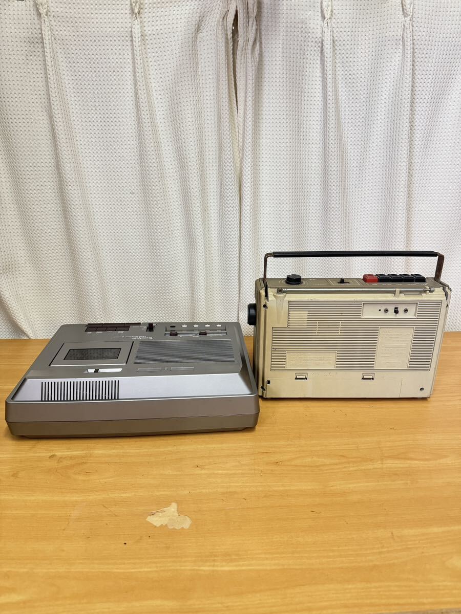 NEC radio-cassette RM-249R etc. 2 point set sale set present condition delivery 