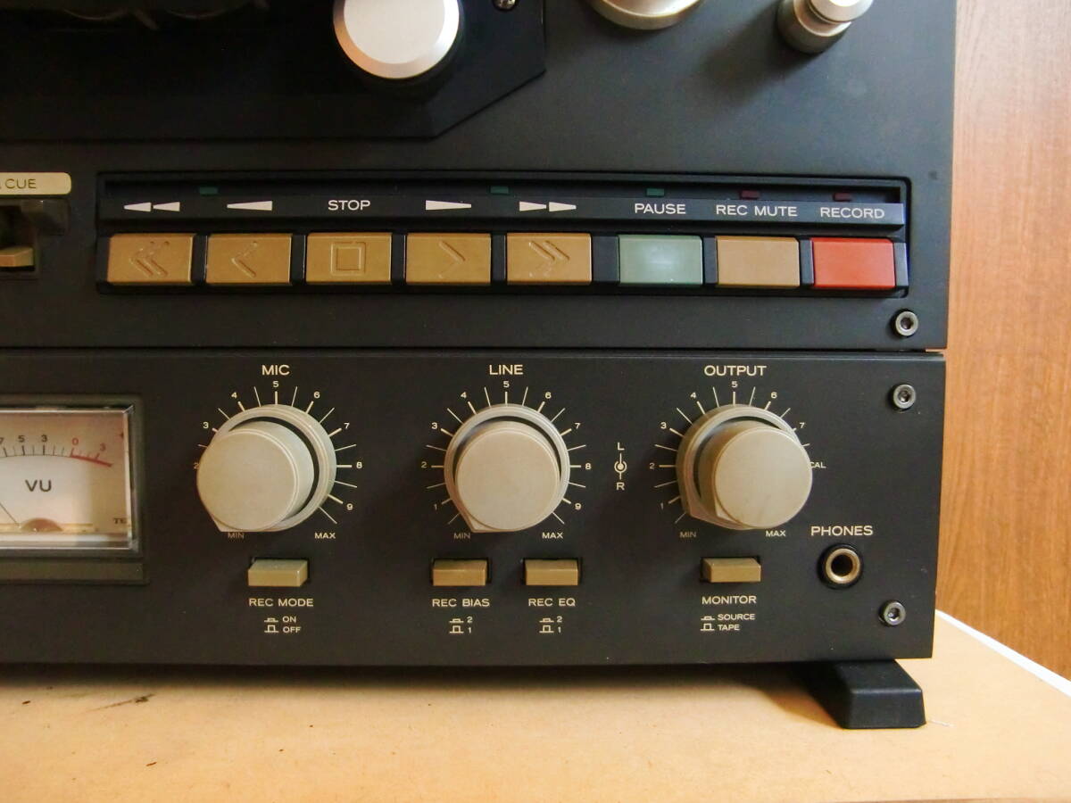 TEAC　 X-10R 　オープンデッキ・ブラック（動作品）_画像4