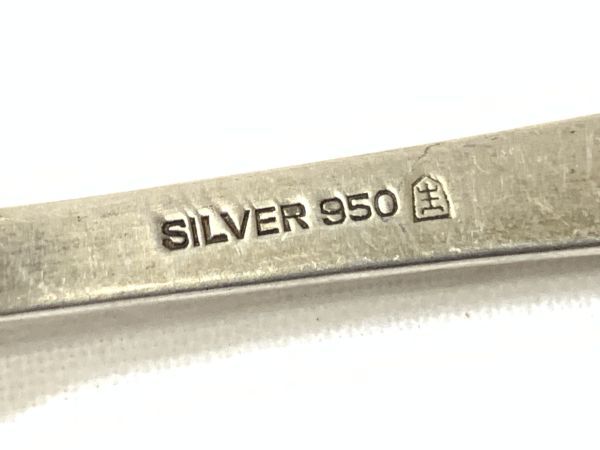 刻印有 銀製 SILVER950 他 銀製品 まとめてセット 総重量約195.7g スプーン シルバー 銀食器 カトラリー 時代 アンティーク_画像5