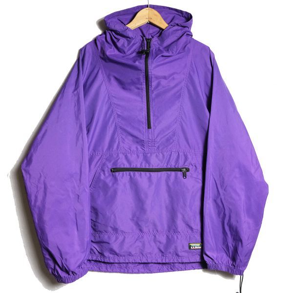 【2024年】お歳暮ギフト カタディンタグ 紫 (XL) アノラックパーカー ナイロン LLビーン 90's パッカブル L.L.Bean オールド 旧タグ 90年代 フード プルオーバー 男性用