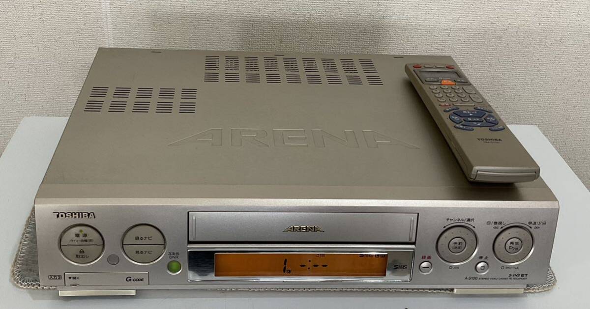 東芝 TOSHIBA S-VHSビデオデッキ A-S100 の画像3