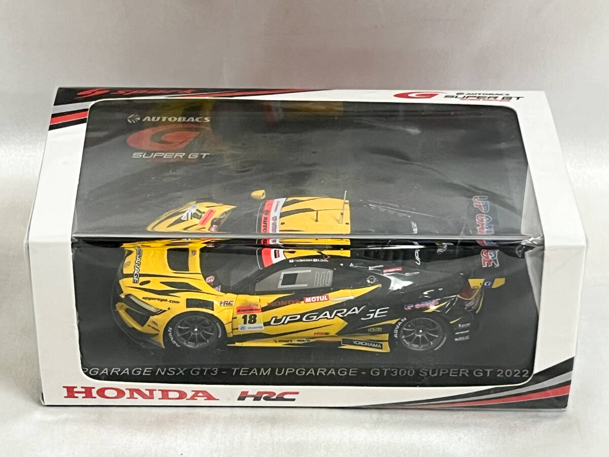 シュリンク未開封 スパーク 1/43 UPGARAGE NSX GT3 スーパーGT 2022 小林崇志/ 太田格之進の画像2