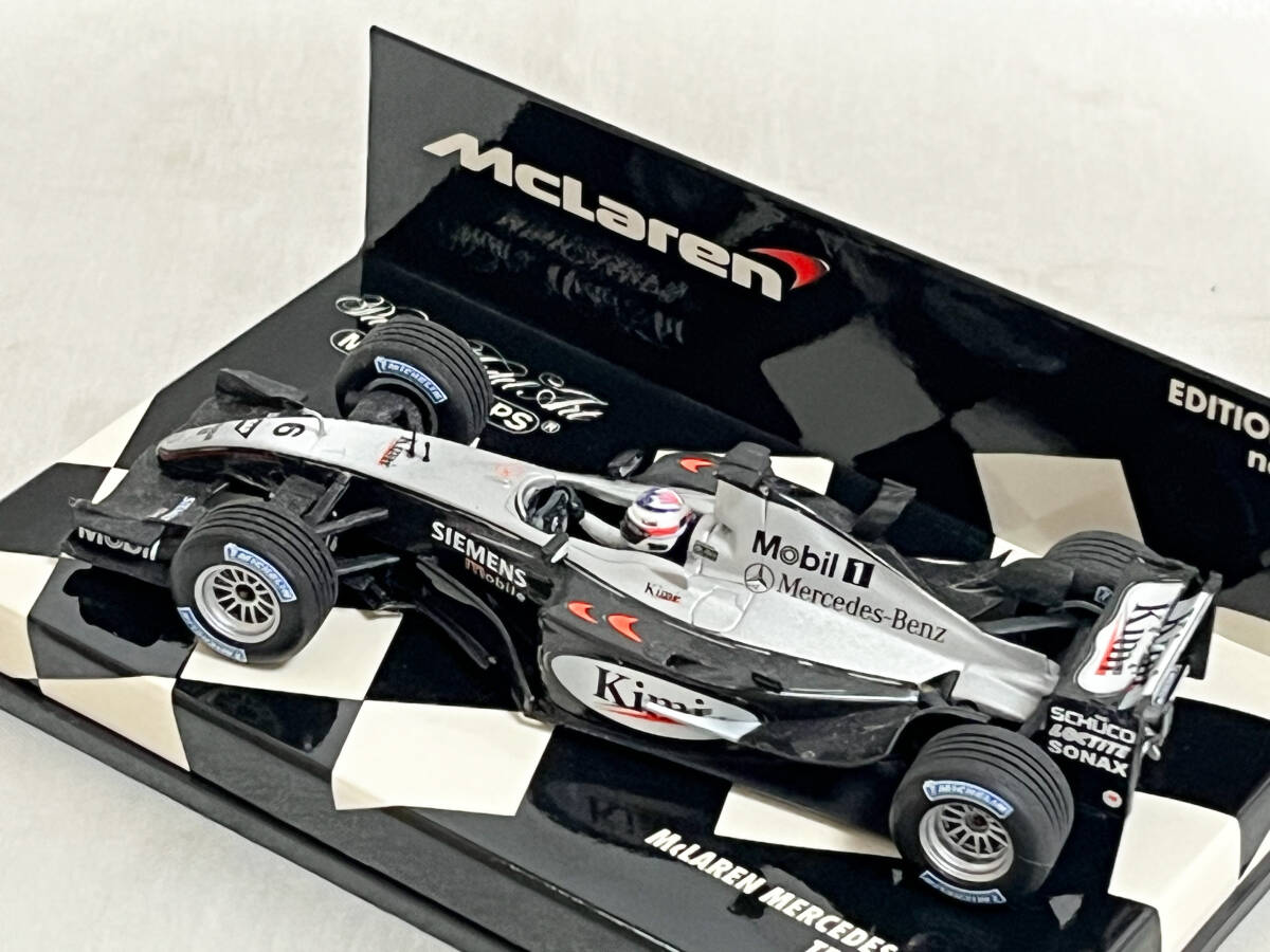 ミニチャンプス 1/43 マクラーレン メルセデス MP4-18 テストカー F1グランプリ 2003 キミ・ライコネン _画像7