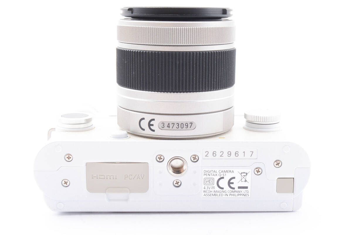 PENTAX ペンタックス ミラーレス一眼 Q-S1 ピュアホワイト レンズ　5-15mm f2.8-4.5_画像9