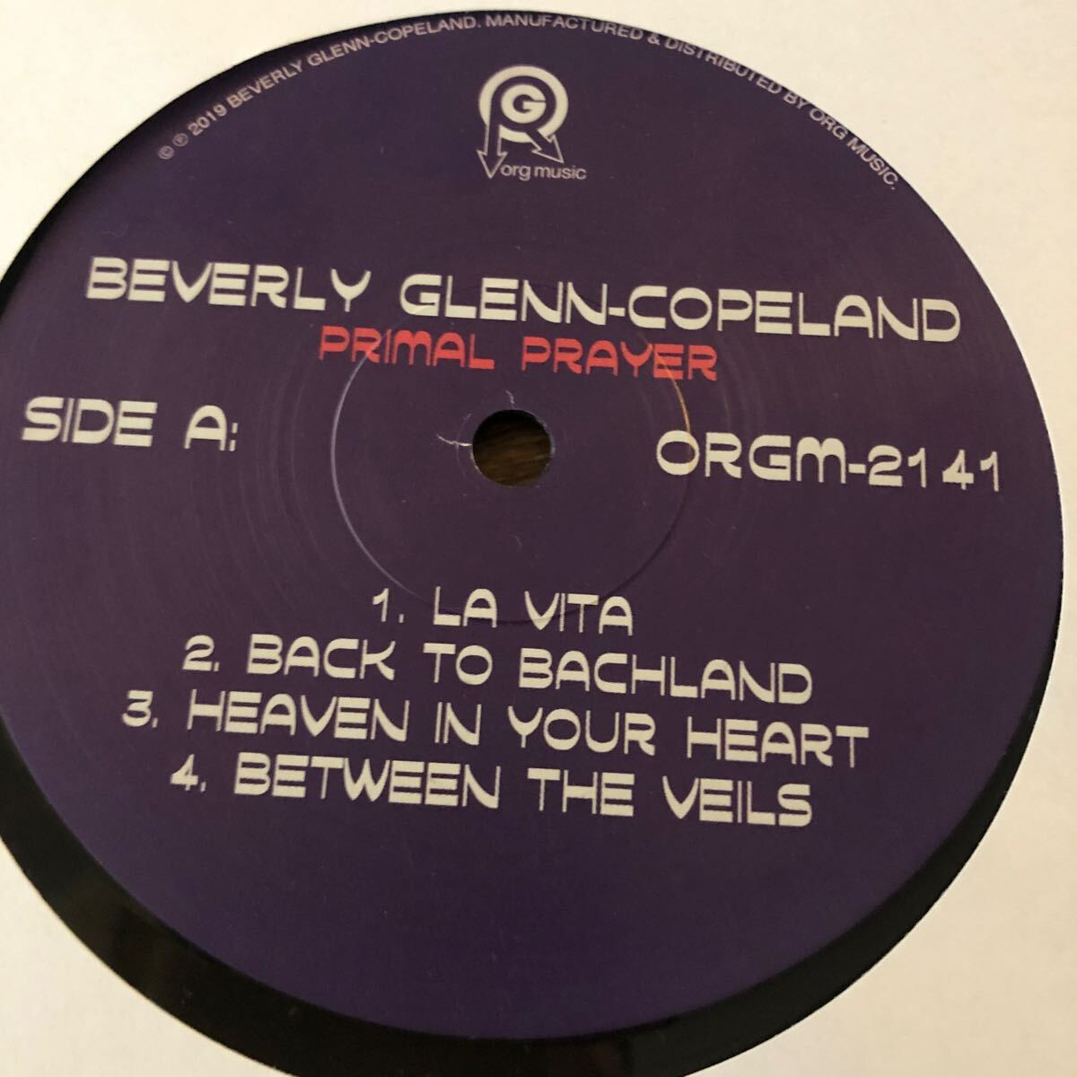 Beverly Glenn-Copeland / Primal Prayer【ORG Music / ORGM-2141 ビバリー・グレン・コープランド_画像3