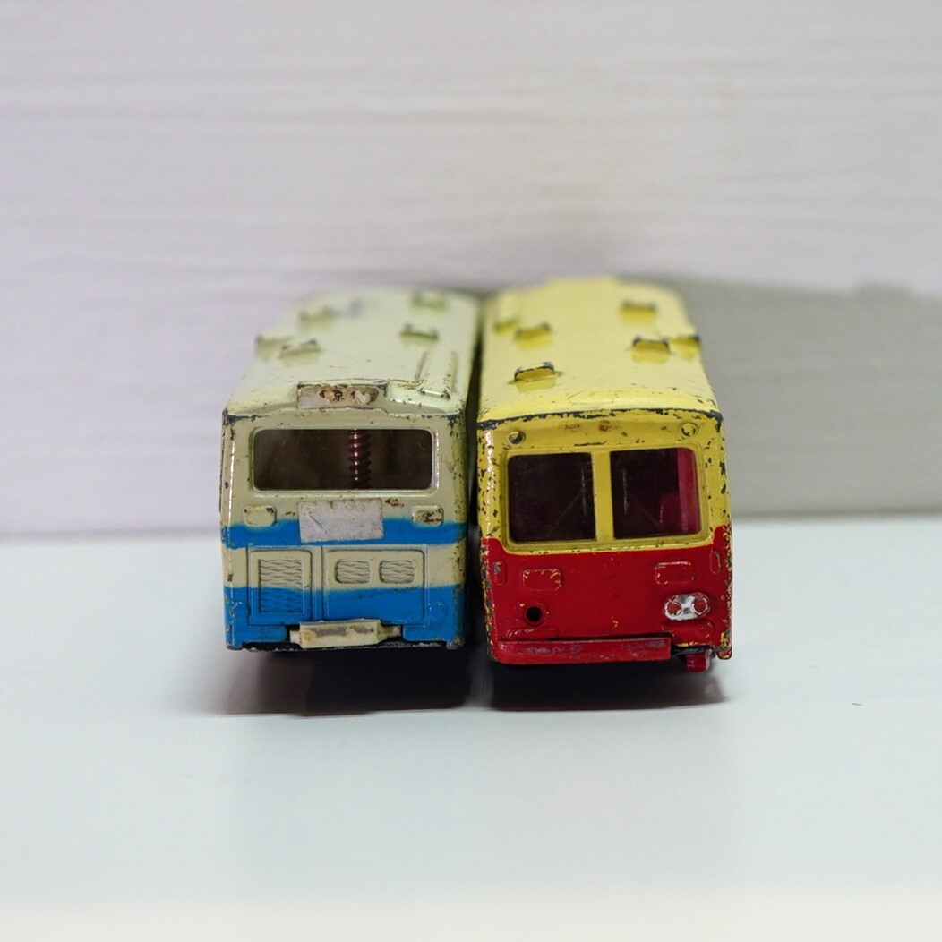 YONEZAWA 米澤玩具 2台 まとめて ダイヤペット 都バス 一般乗合バス ようちえんバス 中古品 YW122の画像4