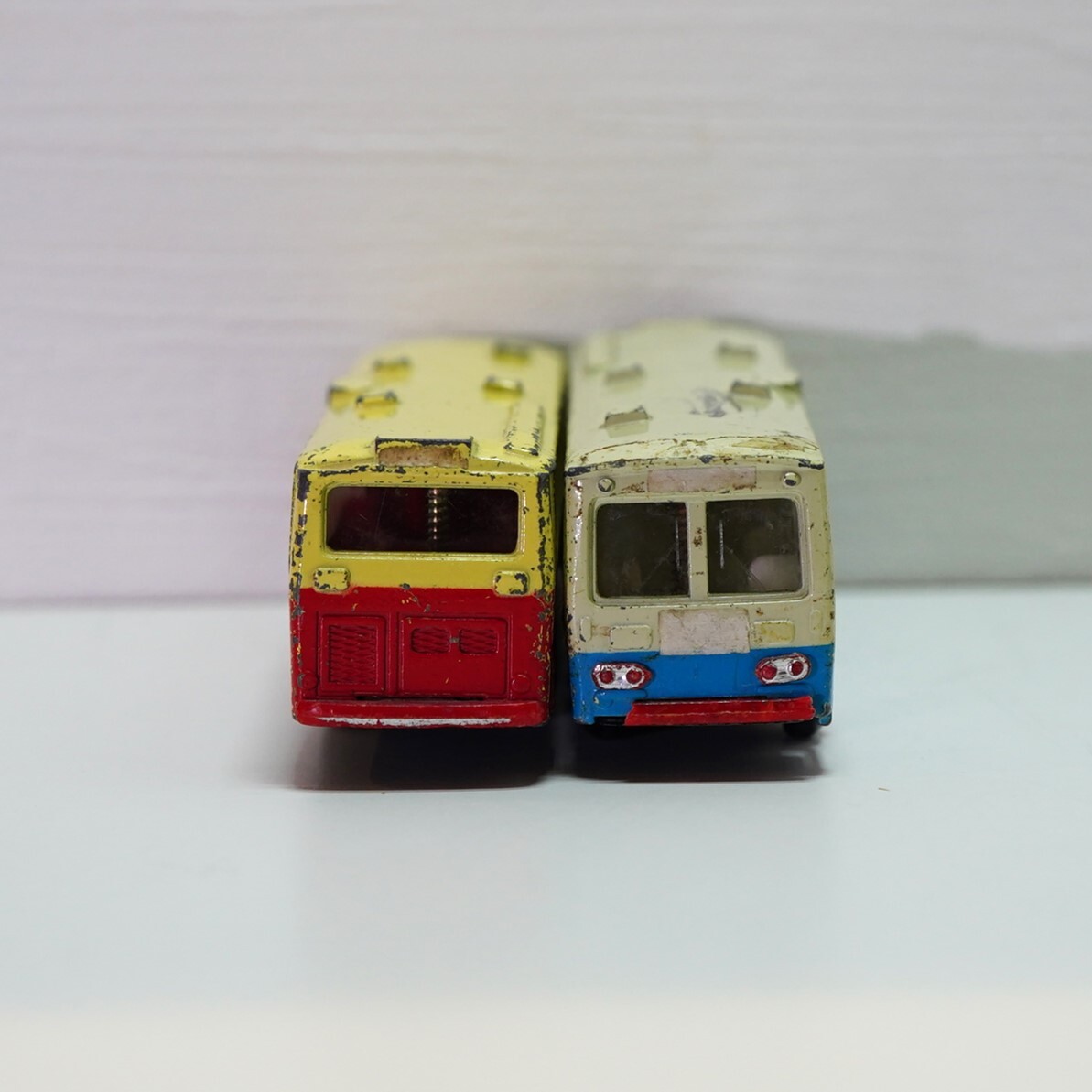 YONEZAWA 米澤玩具 2台 まとめて ダイヤペット 都バス 一般乗合バス ようちえんバス 中古品 YW122の画像5