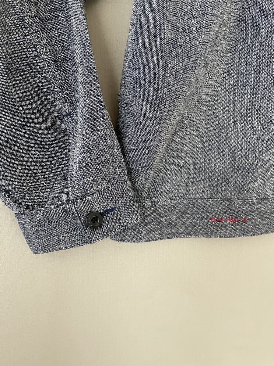 870 Karl Helmut Karl hell mPINK HOUSE Indigo indigo thin soft fine quality cotton jacket size L absolute size reference 