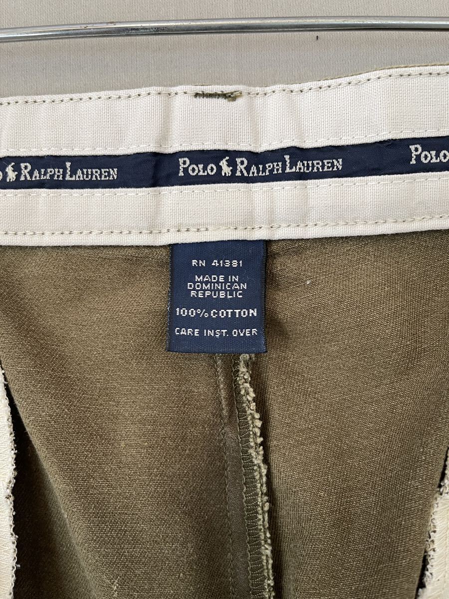 927 ヴィンテージ POLO RALPH LAUREN POLO CHINO ANDREW PANT ラルフローレン チノパン サイズ 33 実寸参照の画像3