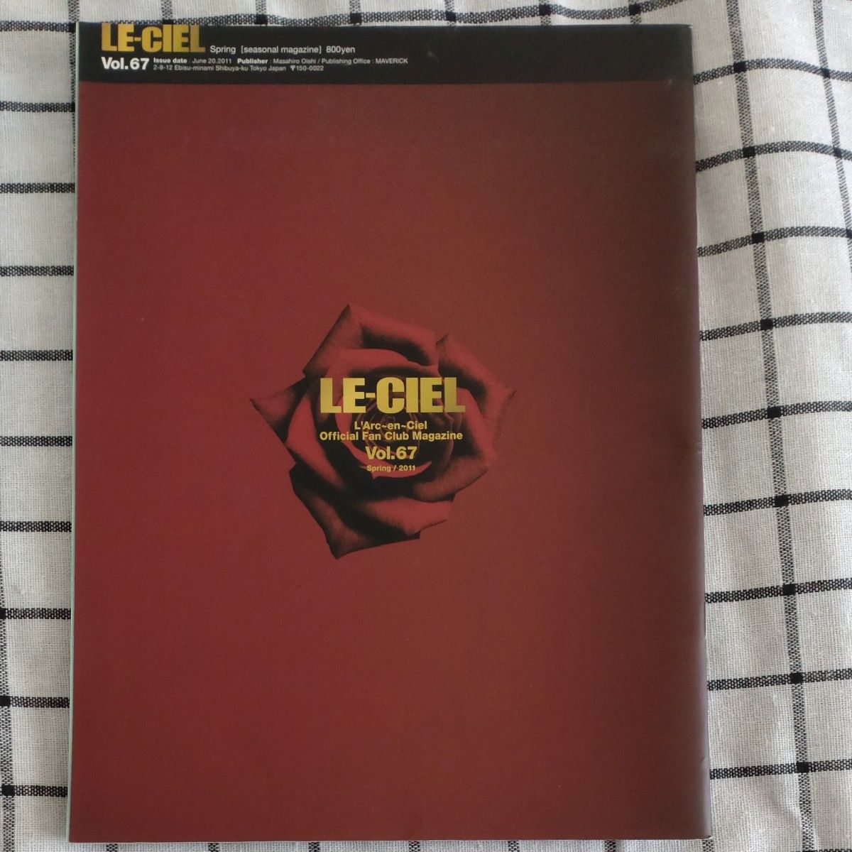L'Arc～en～Ciel　ファンクラブ会報　2011/Spring　vol.67