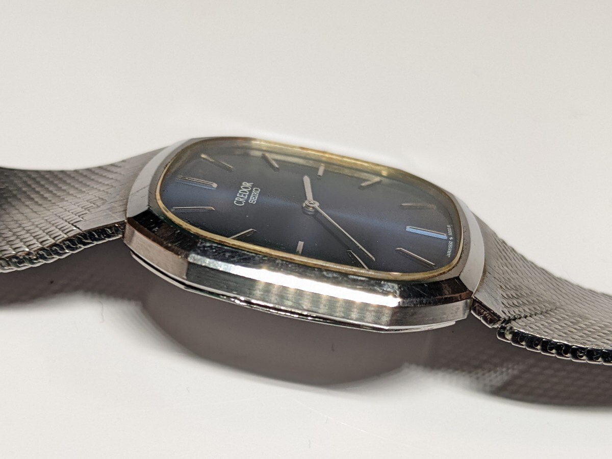 訳ありベルト切れ 稼働品 電池交換済み SEIKO CREDOR セイコー クレドール 5930-5000 メンズ 腕時計 クオーツ の画像3