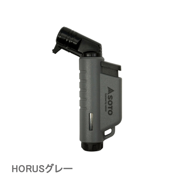 限定カラー【ホルスグレー】超小型【強力耐風バーナー】火口ヨコ型＊1300℃炎マイクロトーチACTIVE【アクティブ】SOTO【ソト】ST-486HGY_画像2